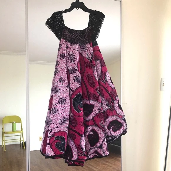 N/A Handmade Dresses Handmade West African Coop Dress Short